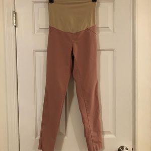 Motherhood Maternity Skinny Ankle Pants - Mauve